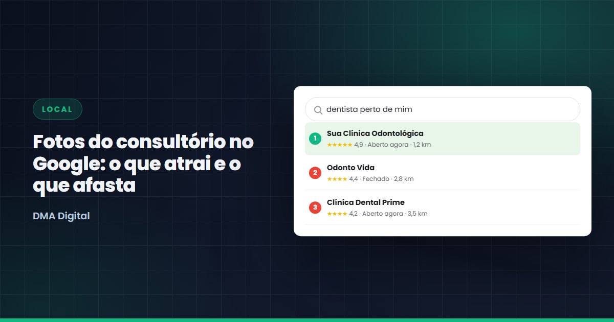 Fotos do consultório no Google: o que atrai e o que afasta