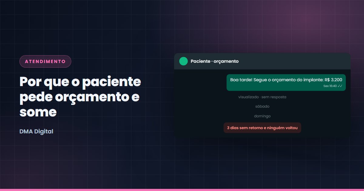 Conversa de WhatsApp com orçamento enviado e sem resposta
